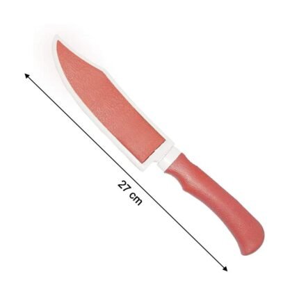 Ergonomic Design Knife with Protective Cover Multicolor, Comfortable Grip for Easy and Precise Cutting, for Everyday Use Single Pack