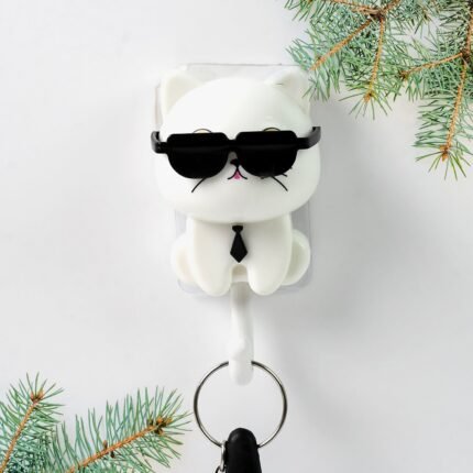 Key Hook for Wall Adorable Key Holder with Sunglasses, better for Organizing Keys, Bags Accessories in Style